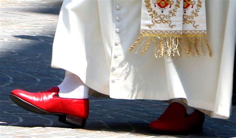 pope benedict gucci|pope benedict red dress shoes.